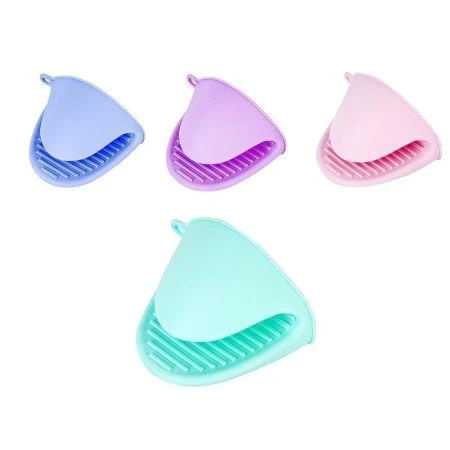 Прихватка-рукавица 8,5*10*8см силикон 4 вида (360)