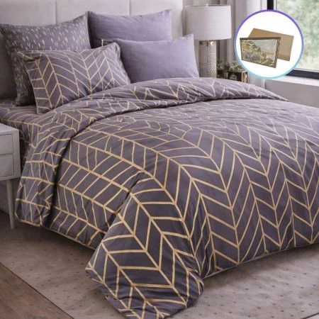 КПБ 2сп сатин с европростыней (под.180*215+/-3, пр.230*250+/-3, нав.70*70*2) №3