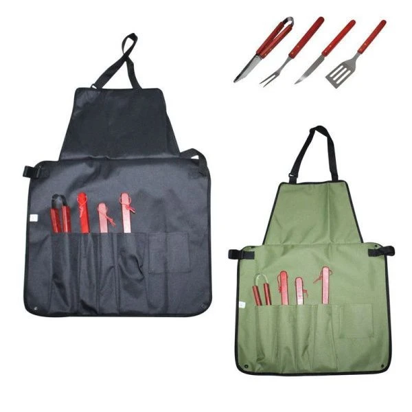 Набор для барбекю металл 4пр (вилка, нож, щипцы, лопатка) в чехле 2К-407 (1) Набор для барбекю металл 4пр (вилка, нож, щипцы, лопатка) в чехле 2К-407 (1)