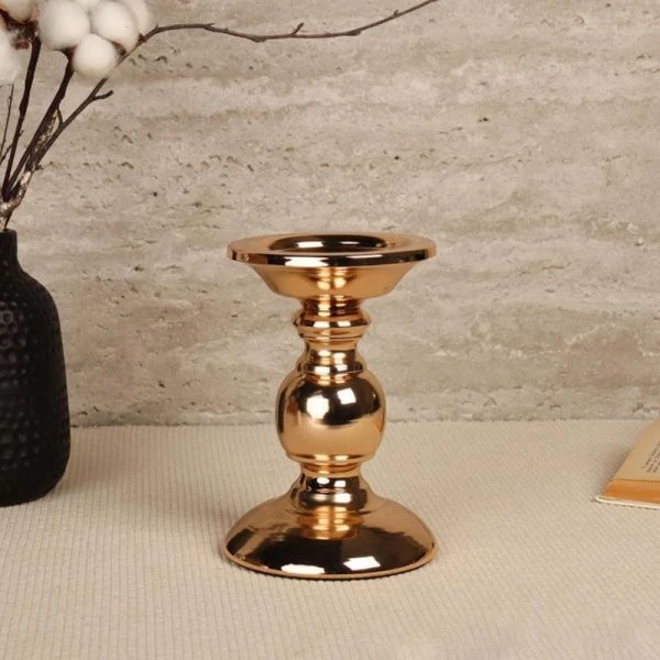 Подсвечник 16*11см металл золото HA-14 (50)