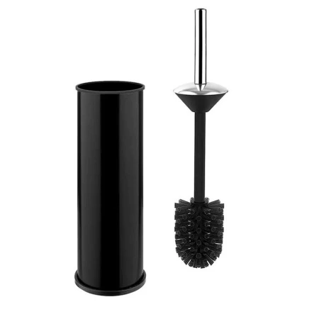 Набор для ванной комнаты 2пр металл черн.матовый ELIT (ведро с педалью 3л 25,5*17,5, ершик 38*8,5см)
