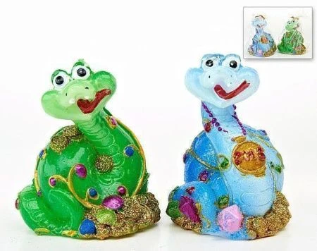 яяяСвеча декоративная Удав/Деньги h=10,5см (2вида) (min4) (72)