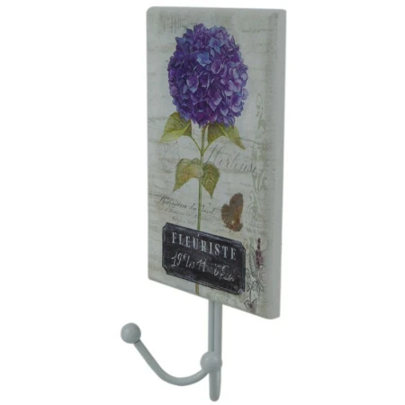 Вешалка-коллаж МДФ 2 крючка 13*8см микс (192)