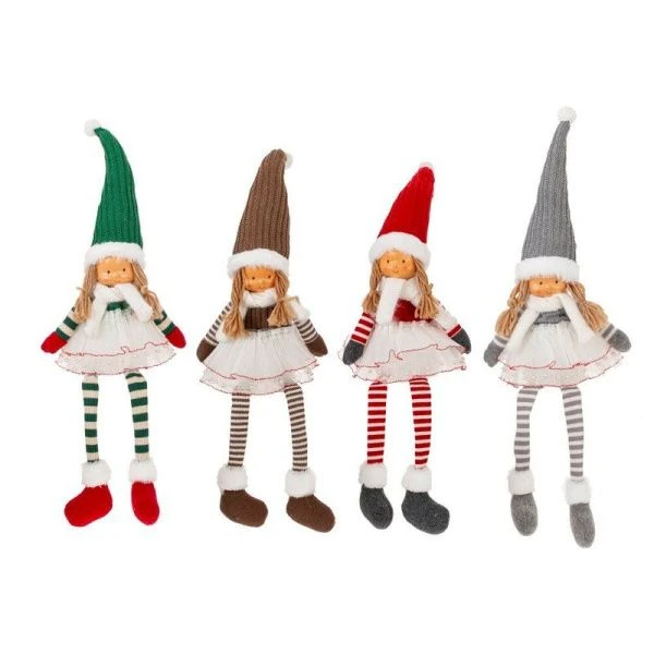 Игрушка мягкая Девочка L14 W8 H60/20 см, 4в.