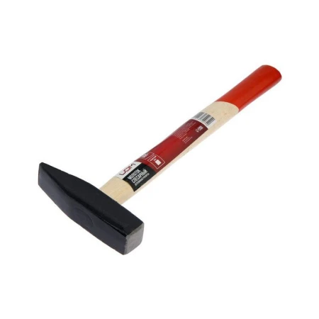 Молоток металл/дерево 600г с ручкой, квадратный боёк LOM (1)