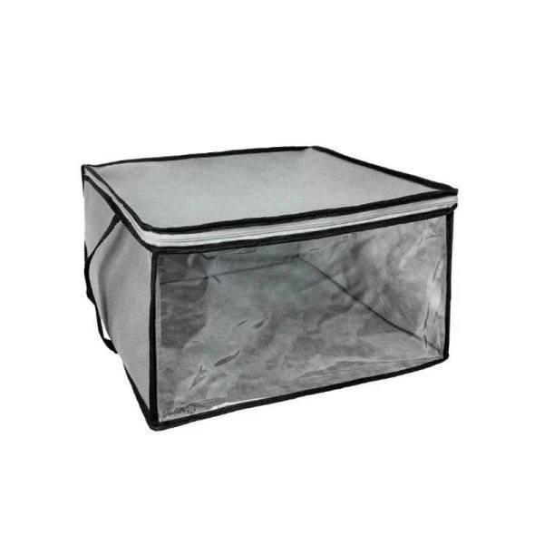 Кофр для хранения вещей спанбонд М1 35*30*20см серый (30)