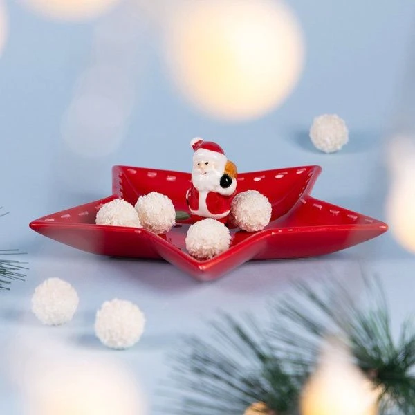 Блюдо 25,5*24*7,5см керамика Christmas Gift (12)