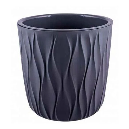 Горшок для цветов 2,3л d157 h152мм пластик Desert серый (16)