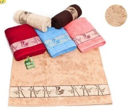 яяяПолотенце махровое 70*130см Змея бамбук