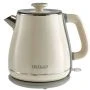 Чайник электрический 1,8л нерж.сталь 2200Вт DELTA LUX DE-1019 двойной корпус, белый (12)