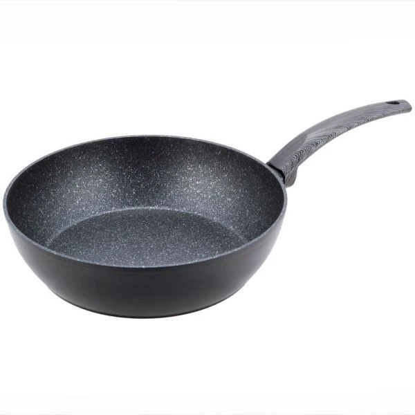 Сотейник 26см алюминий АП мрамор Black marble арт.4135 (6)