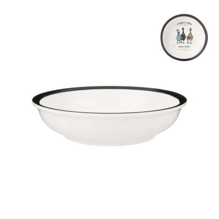 Тарелка глубокая 800мл 21см фарфор Family Farm суповая (16)