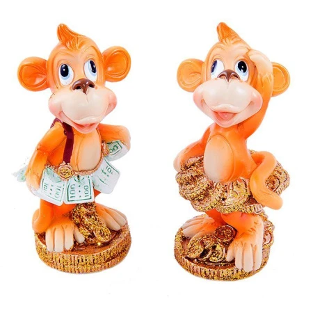 Фигурка Обезьянка полистоун 4*4*8см (4/192)