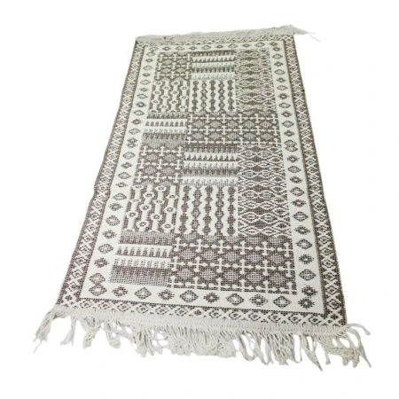 Коврик интерьерный 50*90см хлопок Kilim Usak бежевый