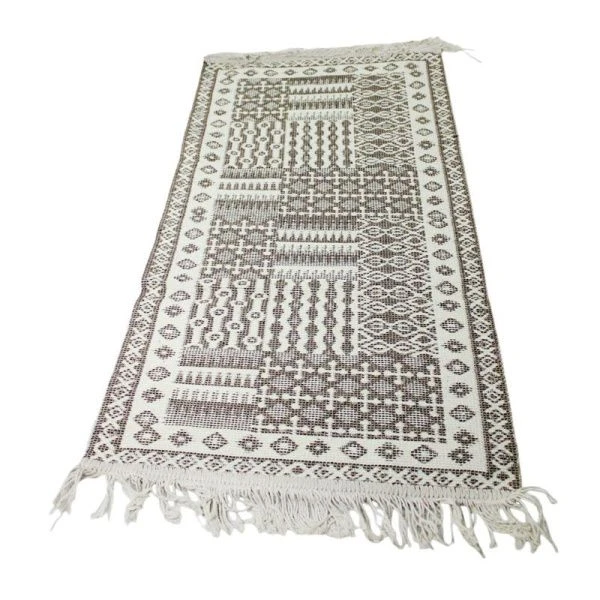 Коврик интерьерный 50*90см хлопок Kilim Usak бежевый