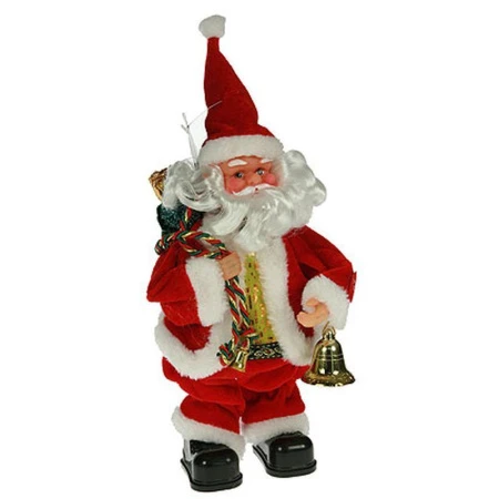 Фигурка новогодняя музыкальная ДЕД МОРОЗ 31см механическая (1/24)