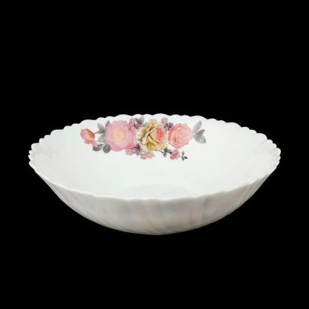 Салатник 420мл стеклокерамика РОЗЫ-2 15,5см круглый (6/72)