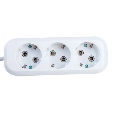Удлинитель с заземлением 3 гнезда 3м 16А/3,5кВт ПВС3х1,0  Smartbuy SBE-16-3-03-Z (40)