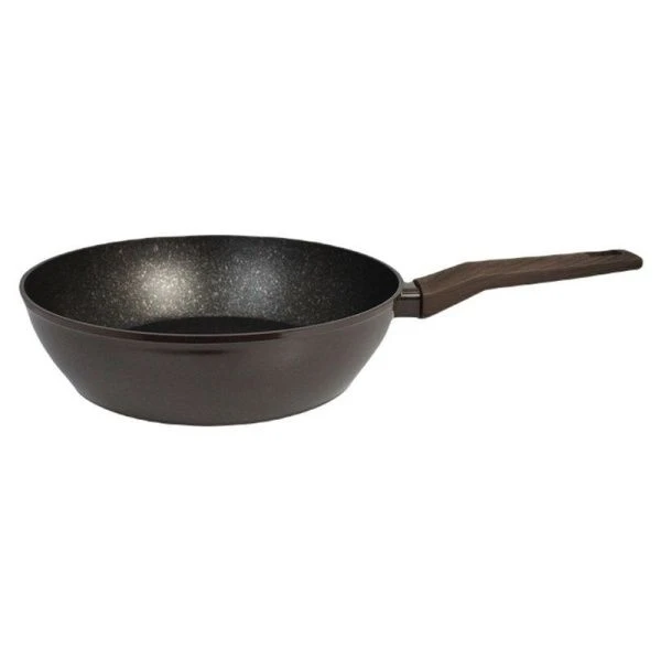 Сковорода 28см h7,7см алюминий АП CARINA черный гранит индукция (6) ВЫВОД