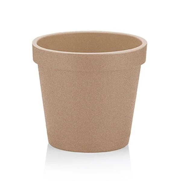 Горшок для цветов 1,4л пластик ПАРИЖ молочный (48)