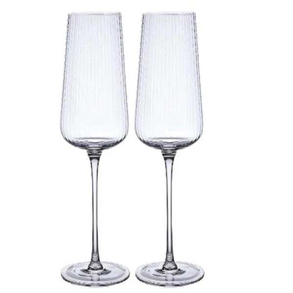 Бокалы для вина набор 2шт 390мл 6*8*21,7см стекло Bar Line подар.уп KY-039/JC-18291 (12)