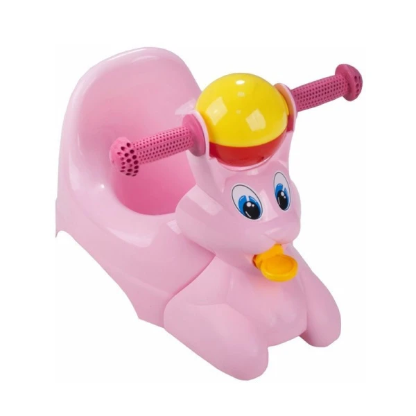 Горшок детский игрушка Зайчик 420*290*310мм пластик Lapsi светло-розовый (5) 221500407/01