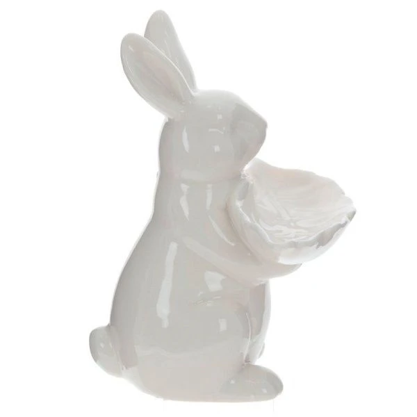 Конфетница фарфор Заяц 14,5*12*18см (24)