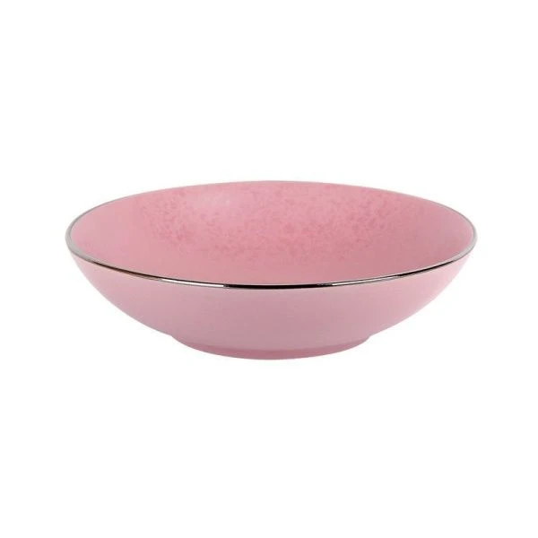 Тарелка глубокая 20см 800мл керамика ELIT PINK 19S508-8BOWL (36)