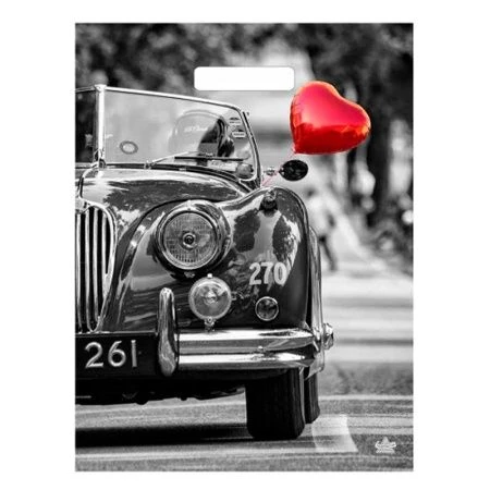 Пакет с вырубной ручкой 31*40+6см полиэтилен Раритет (50/500)