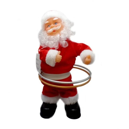 Фигурка новогодняя музыкальная ДЕД МОРОЗ Н30см подар. уп. (тип батарейки ААх3шт.) HS1218-12 JC-6526 (48)