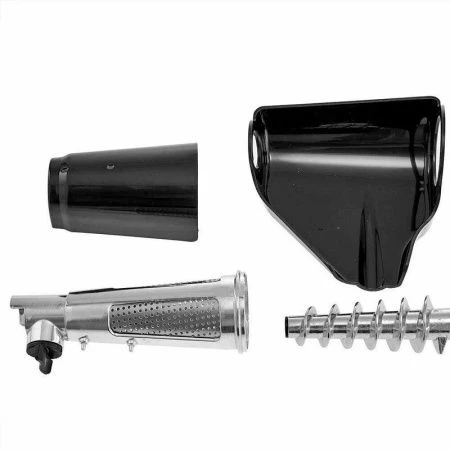 Мясорубка электрическая нерж.сталь DELTA LUX DE-602MS черная 3600Вт насадка для томата(4)