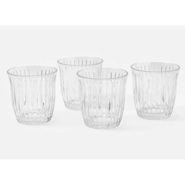 Стаканы набор 4шт 280мл стекло JOY (6)