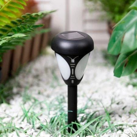 Светильник садовый на солнечной батарее светодиодный 1LED Лантерн Бабочка 30,5*7см (12)