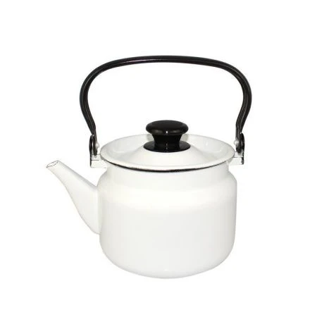 Чайник 2л эмаль белый цилиндрический 42704-102-У (4)