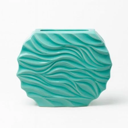 Ваза для цветов 22см керамика бирюза JC-16123 (16)