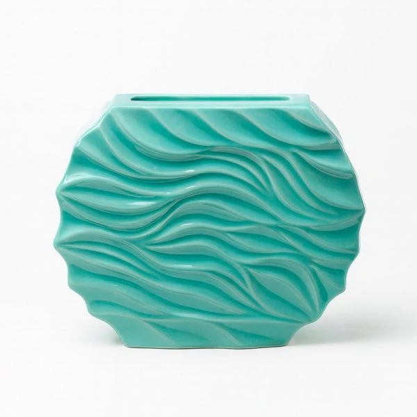 Ваза для цветов 22см керамика бирюза JC-16123 (16)