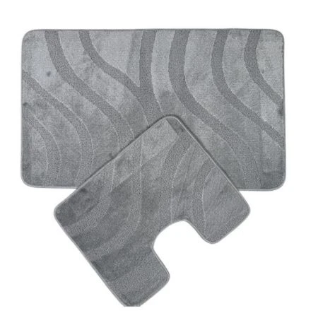 Набор ковриков в ванную 2пр 50*80/40*50 полипропилен MAXIMUS SYMPHONY PLATINUM 2504