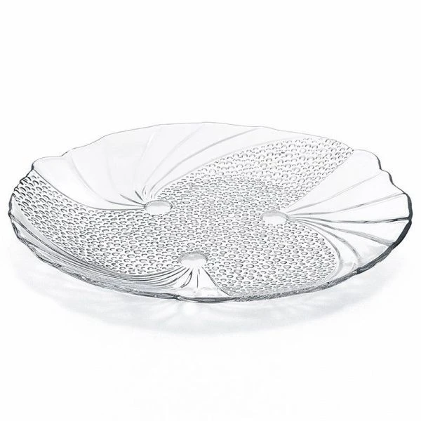 Тарелка мелкая 24см стекло ПАПИЙОН (12)