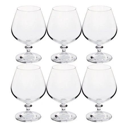 Бокалы для коньяка набор 6шт 400мл стекло АНЖЕЛА (8)