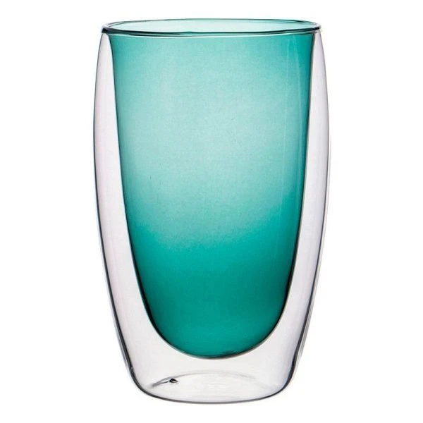 Стакан 450мл 8,5*14,5см стекло двойные стенки Double-wall (48)