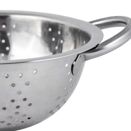 Дуршлаг 22см нерж.сталь с 2-мя ручками (100)