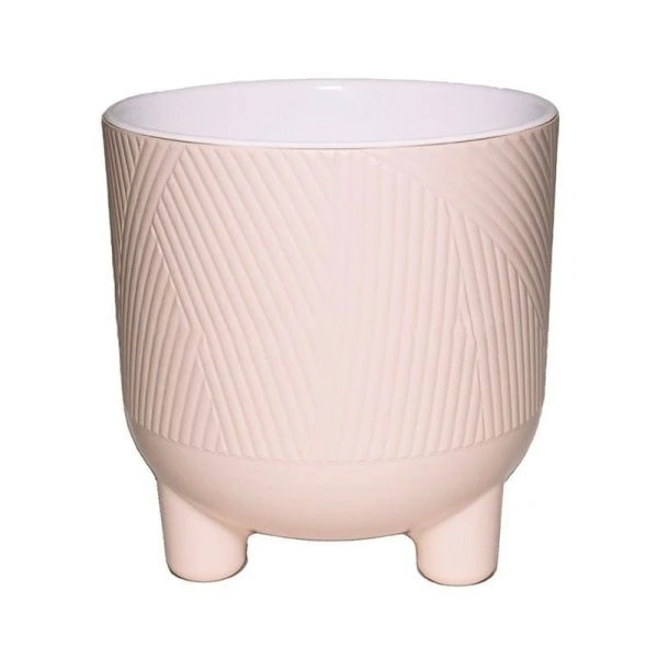 Горшок для цветов 1,45л 13,5*13,5см пластик ЁЛОЧКА латте (20)