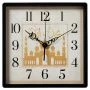 Часы настенные 30*30см пластик РУБИН Мечеть черный (10)