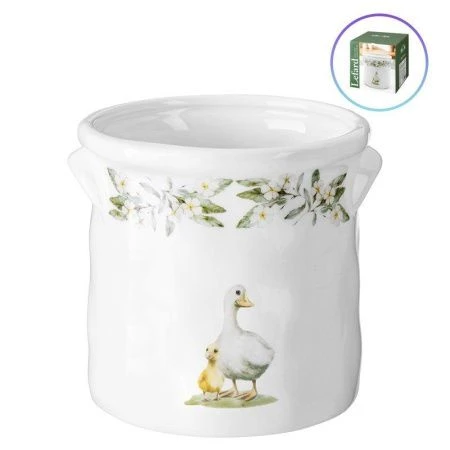 Подставка для столовых приборов 13*13см керамика Apple Garden (18)