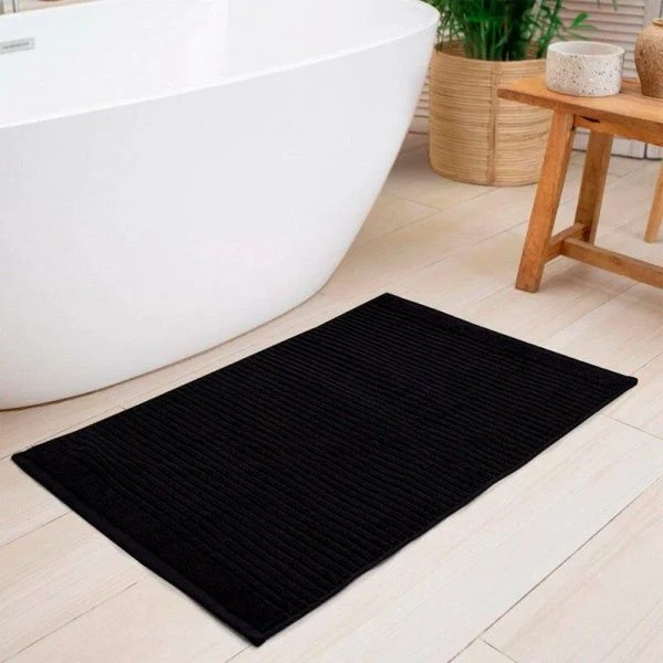 Коврик в ванную хлопок махровый 50*80см темно-серый м7721_26 M