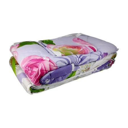 Набор постельных принадлежностей 3пр семейный летний (пр., одеяло стег., нав.70*70*2) п/э, поплин