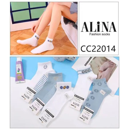 Носки женские укороченные ALINA, 22014 р.36-41 (10)