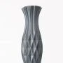 Ваза для сухоцветов 60см керамика серая JC-15988 (8)