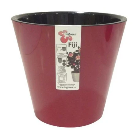 яяяГоршок для цветов Фиджи 1,6л 160мм рубин (16) ВЫВОД яяяГоршок для цветов Фиджи 1,6л 160мм рубин (16) ВЫВОД