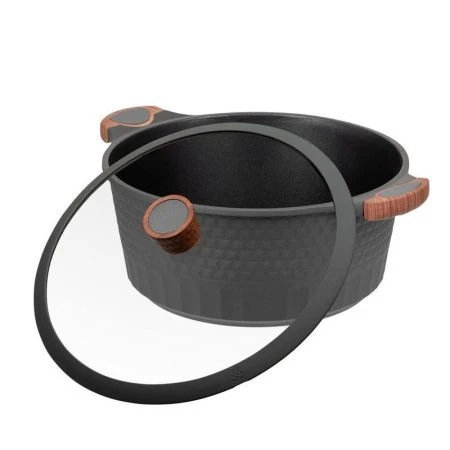 Кастрюля 9,7л алюминий АП CAPELLA со стекл.крышкой 32см индукция (6)